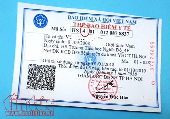 Ký hiệu nào trên thẻ BHYT để biết mức hưởng khi khám chứa bệnh? ảnh 1